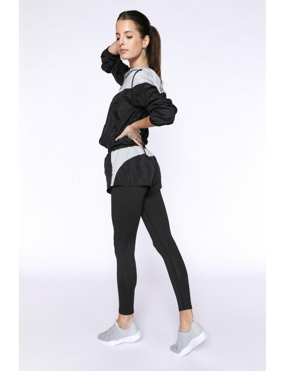 Training tights with Adèle shorts