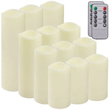 LED candles with flame effect