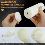 LED candles with flame effect