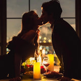 LED candles with flame effect