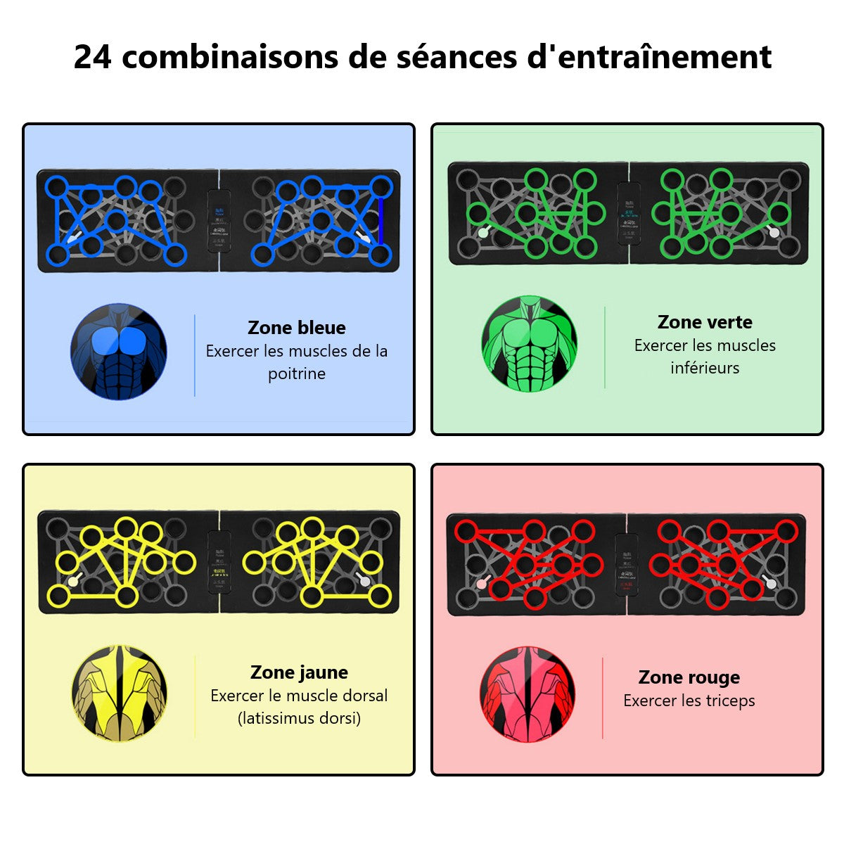 Multifunktionales Liegestützbrett