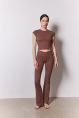 Pantalon Chanchou - MARRON