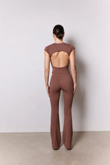 Pantalon Chanchou - MARRON