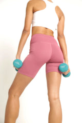Short Cycliste Femme Taille Haute