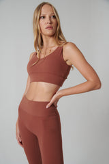 Brassière de Sport Femme brique