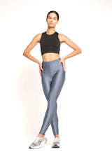 Legging Sport Femme Anti Transpirant gris