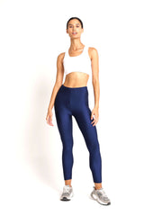 Legging Sport Femme Anti Transpirant bleu