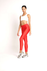 Legging Sport Femme Anti Transpirant rouge