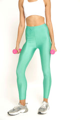 Legging Sport Femme Anti Transpirant vert