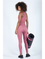 Legging Fitness Femme rose clair